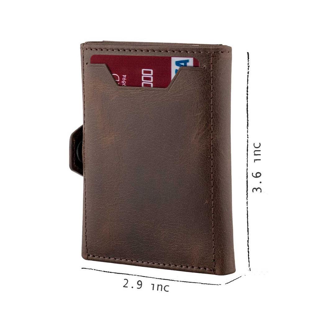 Verona Front Pocket Trifold Leather Wallet