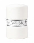 A white folded fabric bundle wrapped with a paper label that reads 'Cuddle Cuts' and '3 YARD PRECUT EXTRA-HEAVE FABRIC'.