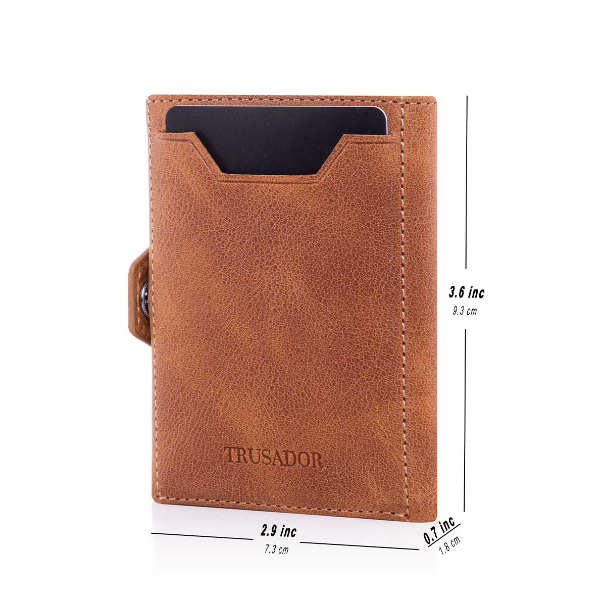 Verona Front Pocket Trifold Leather Wallet