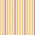 Pattern of vertical stripes in red, gold, and beige on a beige background
