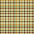 Plaid pattern with green, brown, and beige colors on a fabric background