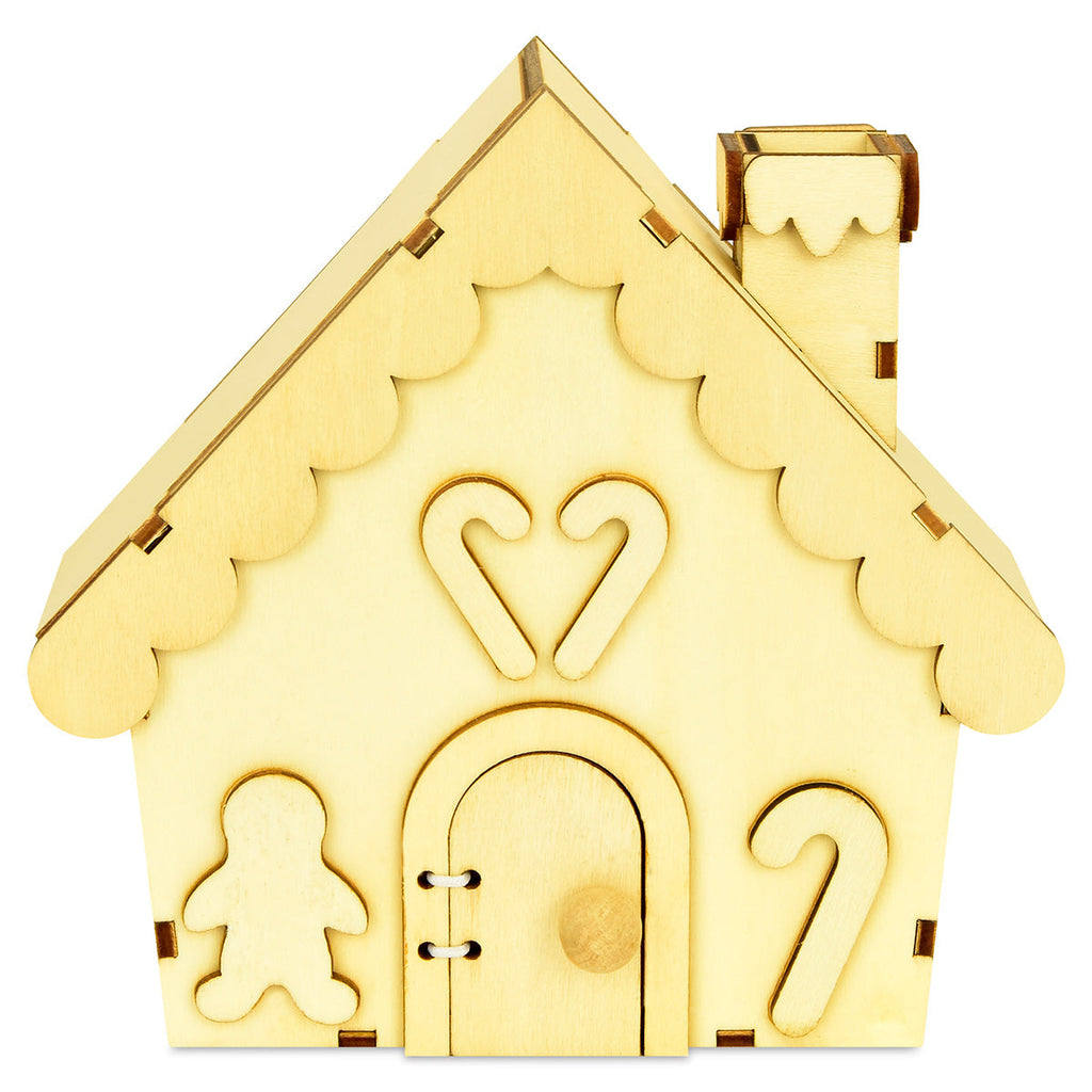 Paint Your Own Gingerbread House