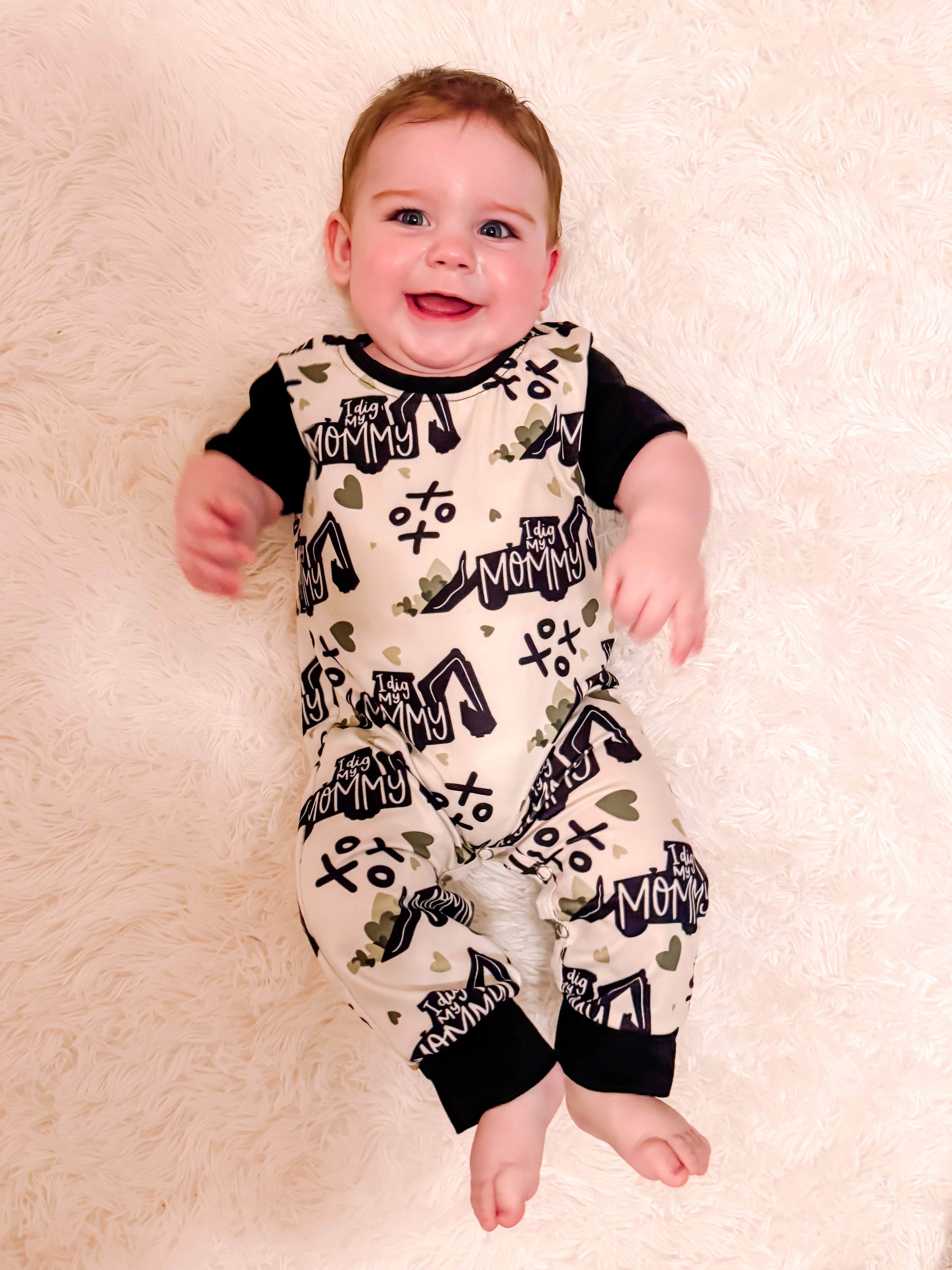 I dig my mommy boy romper