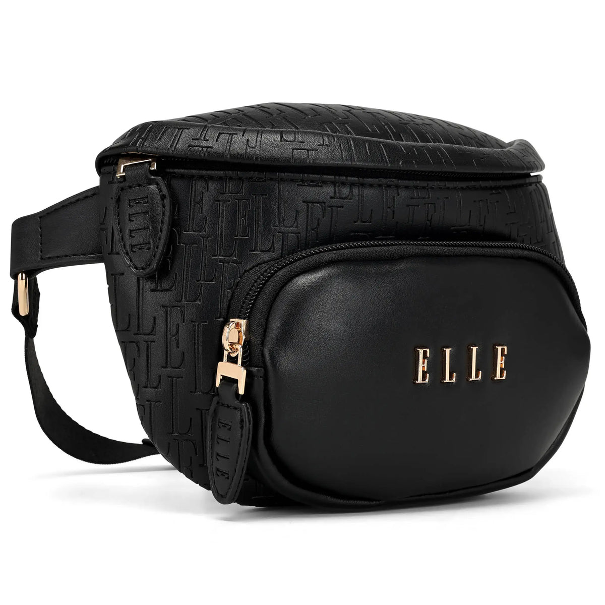 ELLE Wayfarer crossbody bag angled view with strap