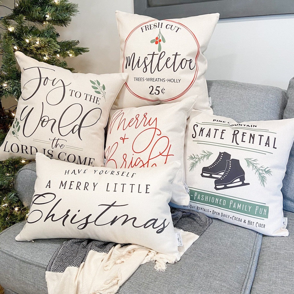 Joy to the World #4 Pillow Cover 17x17 inch