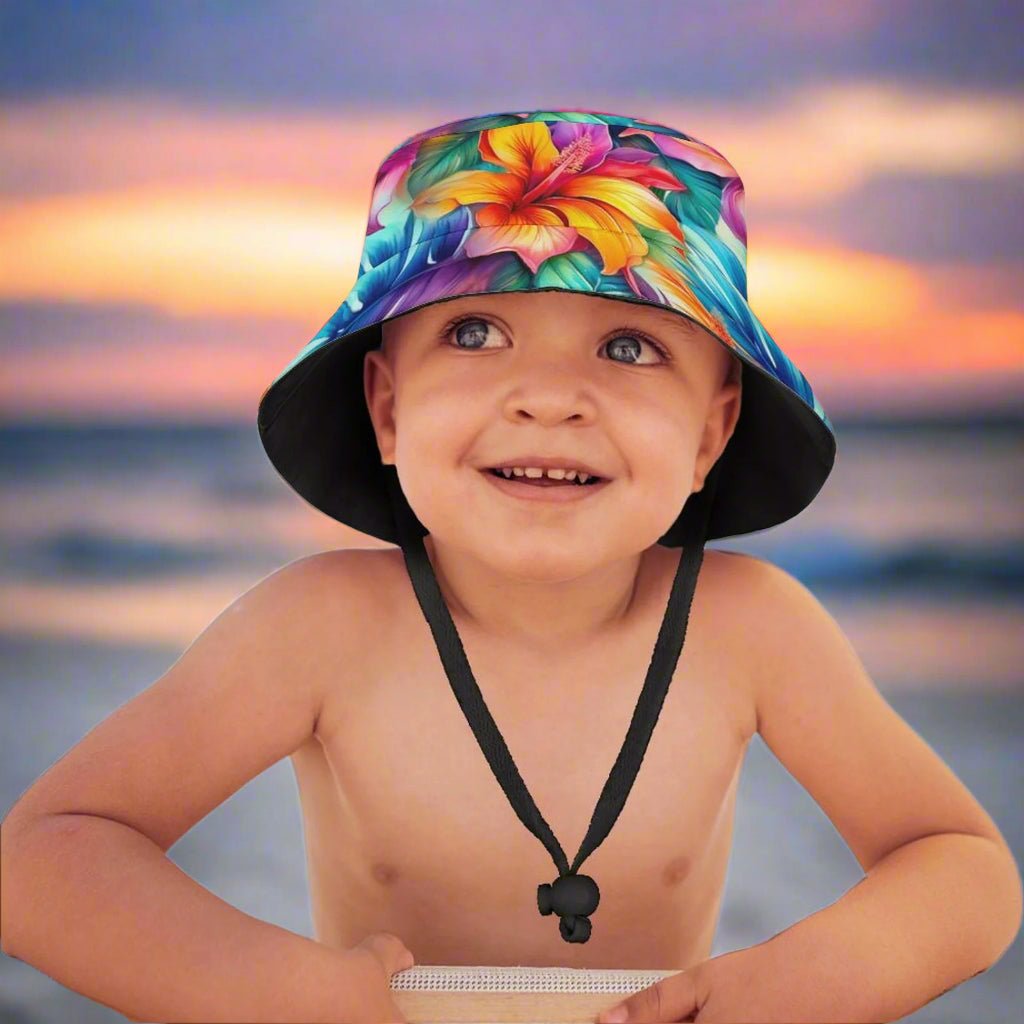Hawaiian Style Children's Bucket Hat