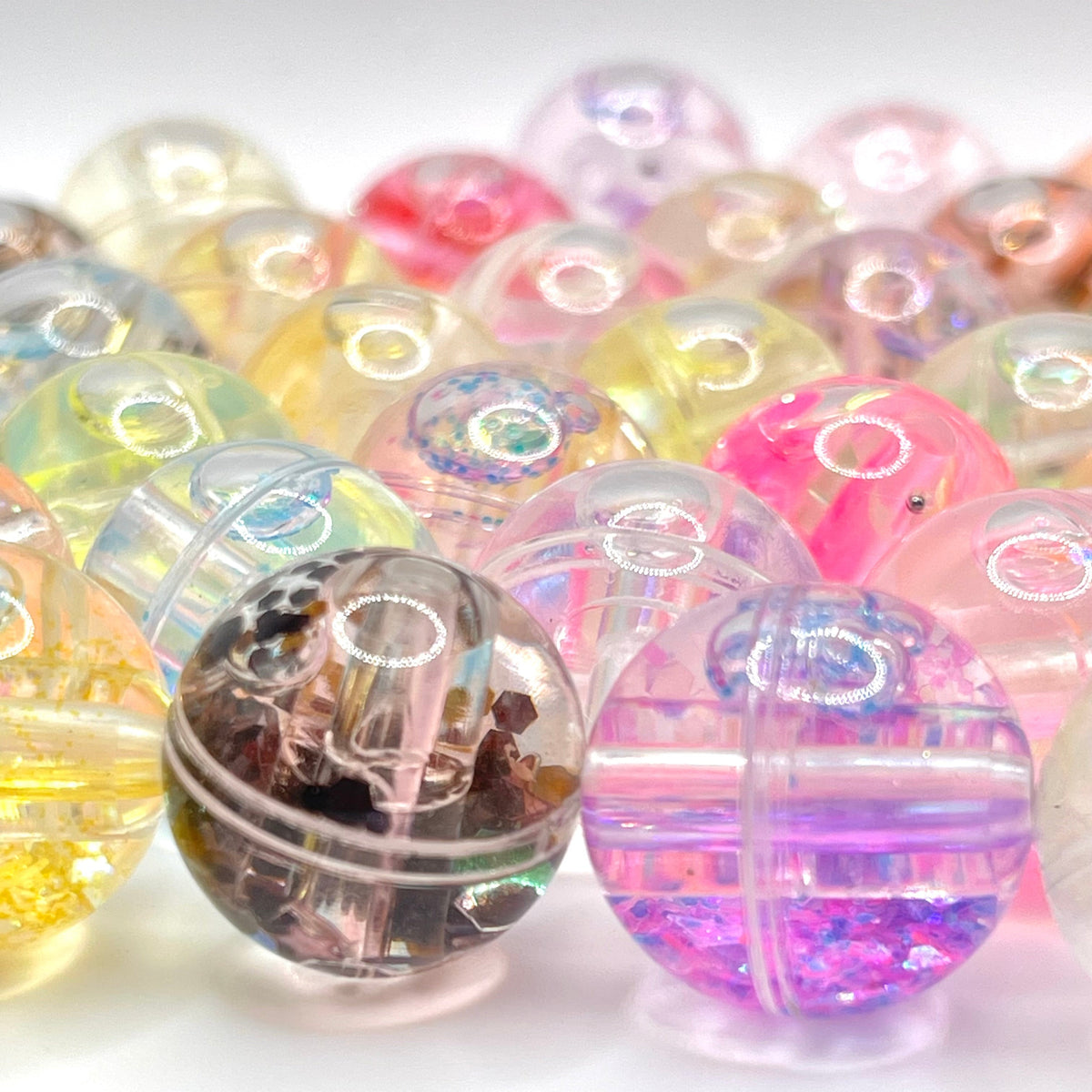 Glitter Snow Globe Luxury Beads (Water Beads)