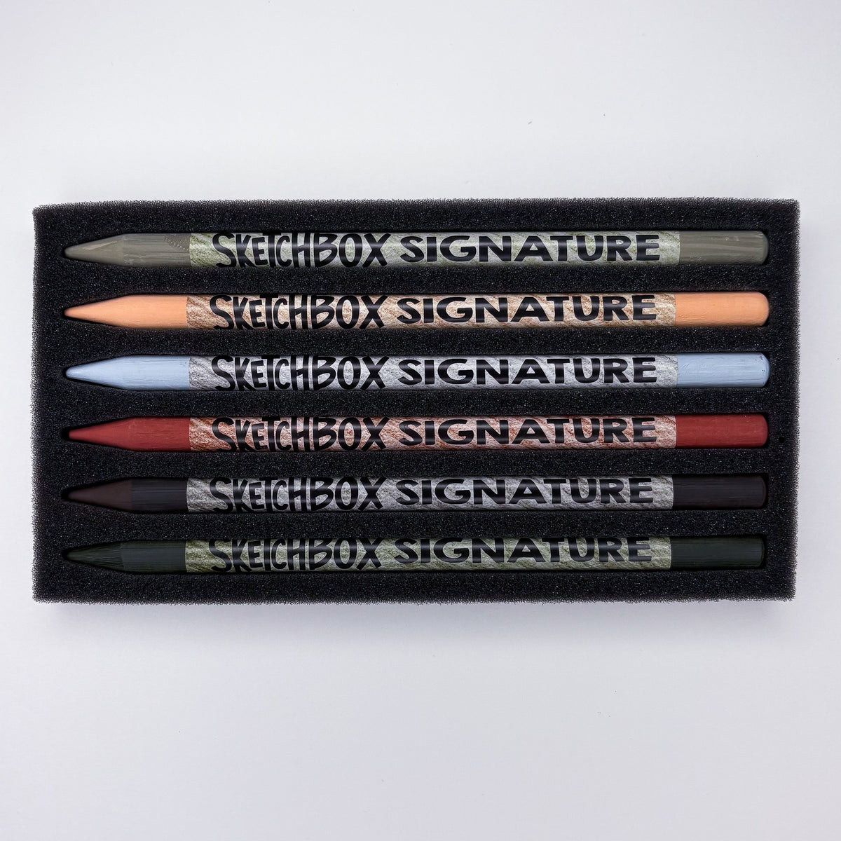 SketchBox Signature Woodless Pastel Pencil 6 Set