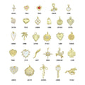 MIXED detachable charms for Scarf Necklace, charm bar necklace