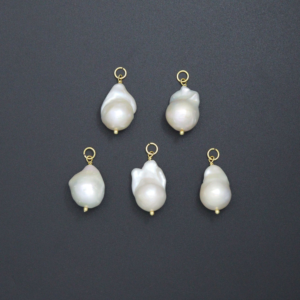 Natural Baroque Pearl Pendant charm, Sku#EF802