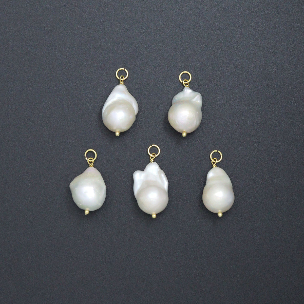 Natural Baroque Pearl Pendant charm, Sku#EF802