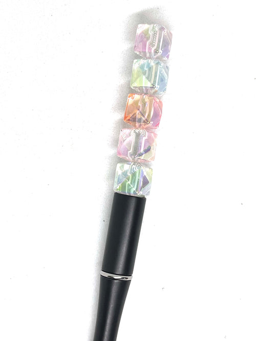 14 mm Hexagon Multiple Color Spacer Beads SP112