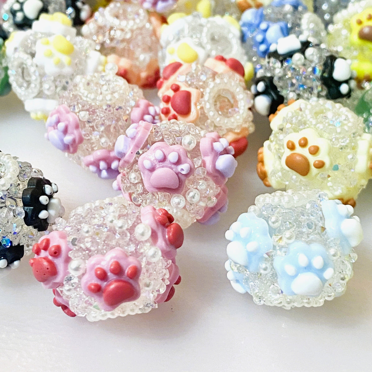 Always Think Pawsitive Fancy Beads