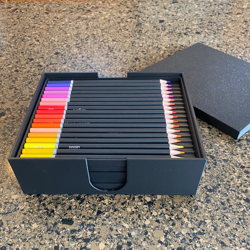3-5-7 Tray Colored Pencil Storage Organizer – 3D Printed Caddy for Home & Classroom
