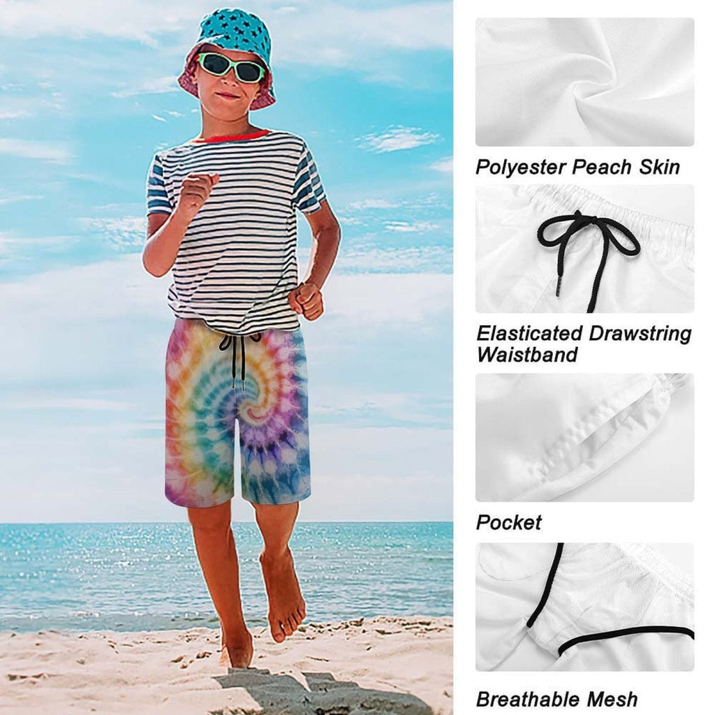 Kids Tie Dye Board Shorts