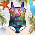Girls Flamingo Swimsuit One Piece