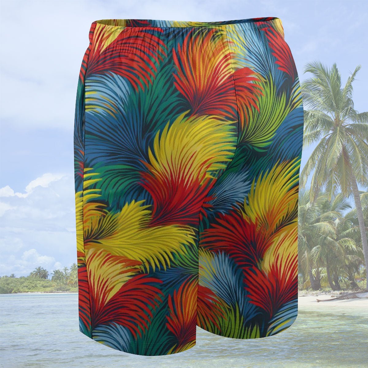 Seagrass Pattern Board Shorts