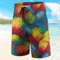 Seagrass Pattern Board Shorts