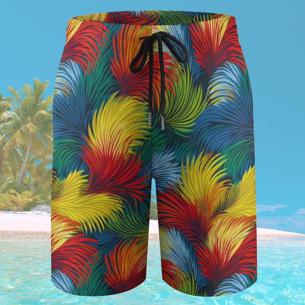 Seagrass Pattern Board Shorts