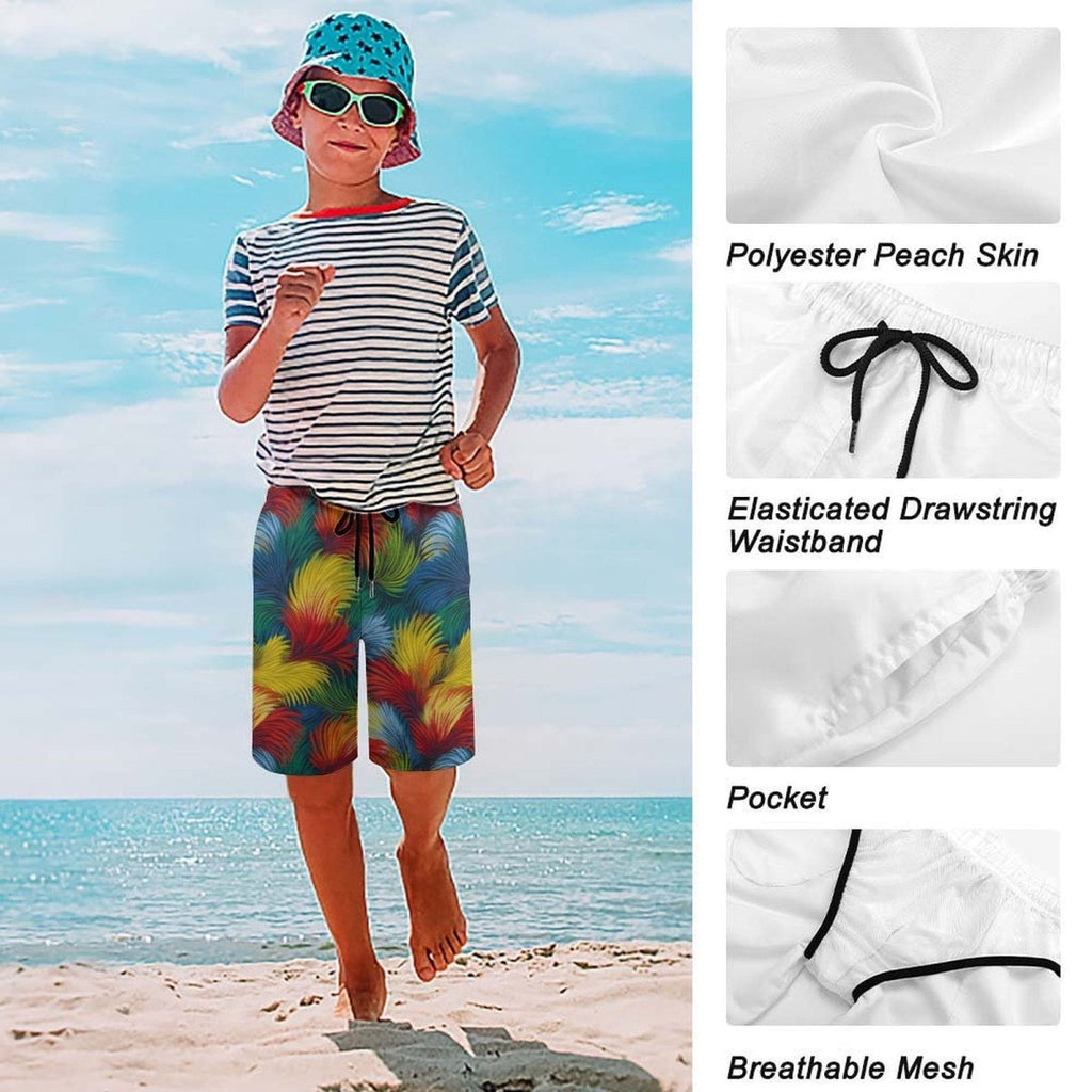 Seagrass Pattern Board Shorts