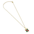 Christmas Gift box Pendant Link Chain Necklace , sku#LX964