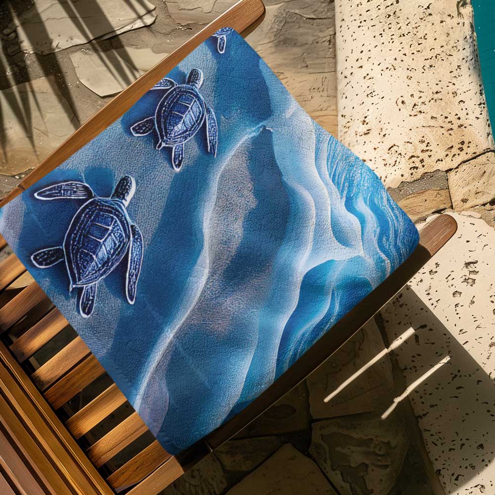 Baby Sea Turtle Beach Towel