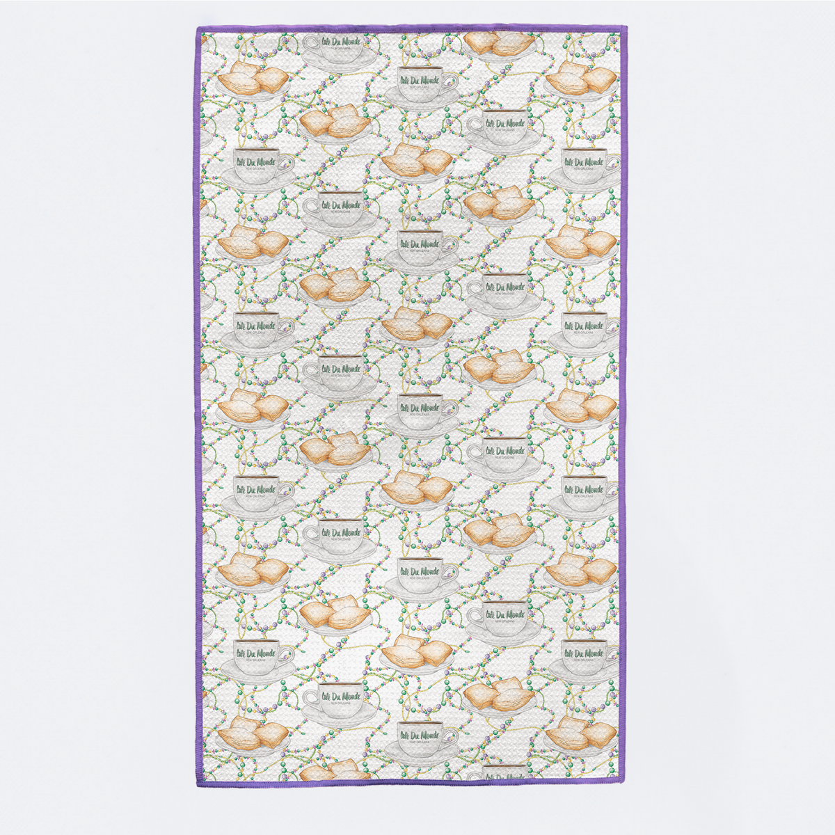 Beads & Beignets Kitchen Towel