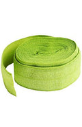 Green belt roll on a white background