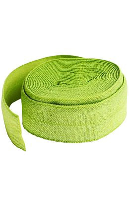 Green belt roll on a white background