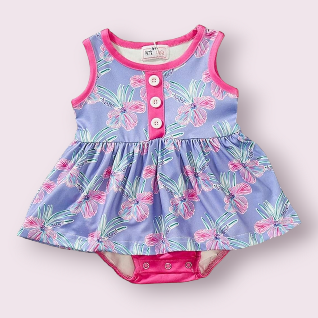 Pretty in Paradise  Children's Romper