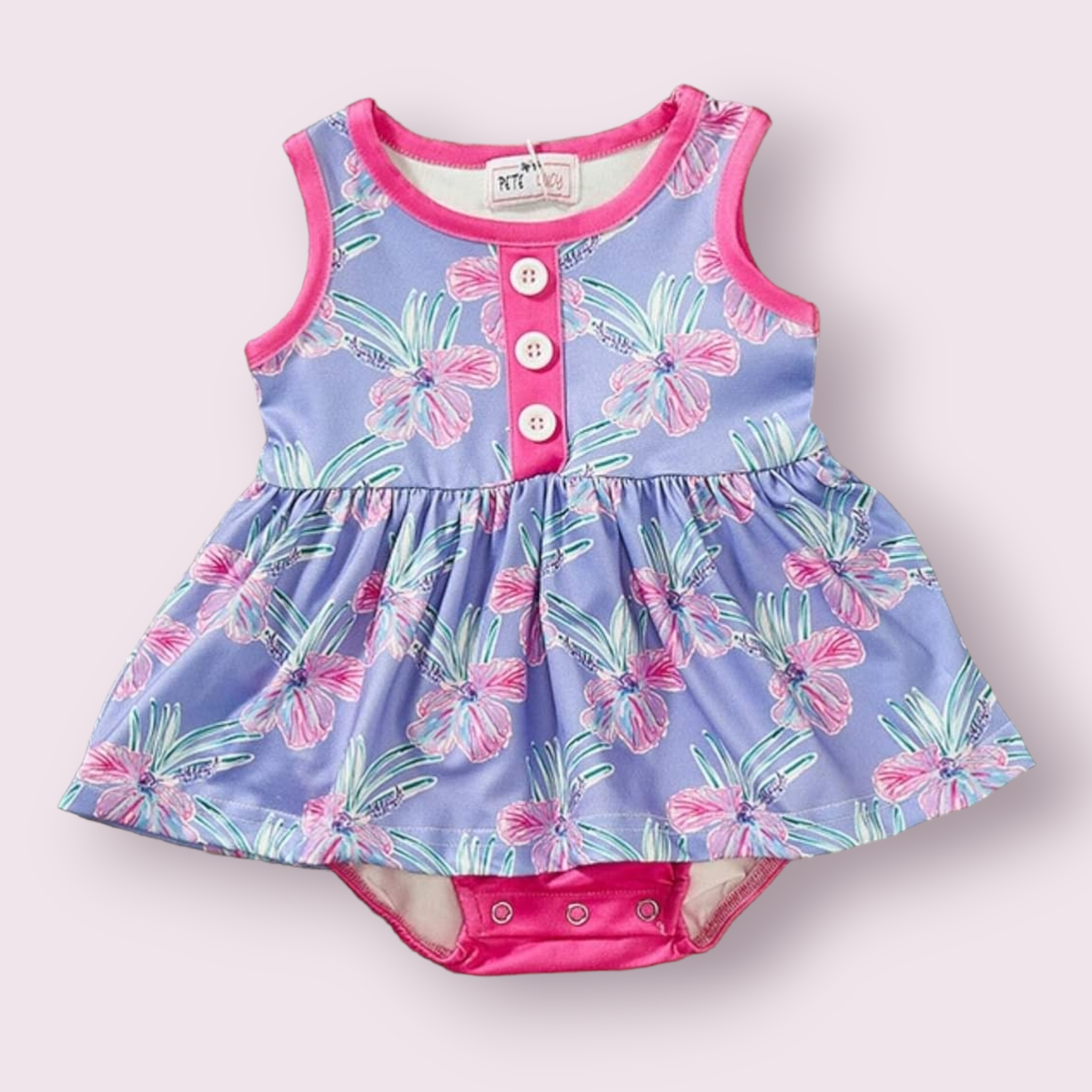 Pretty in Paradise  Children's Romper