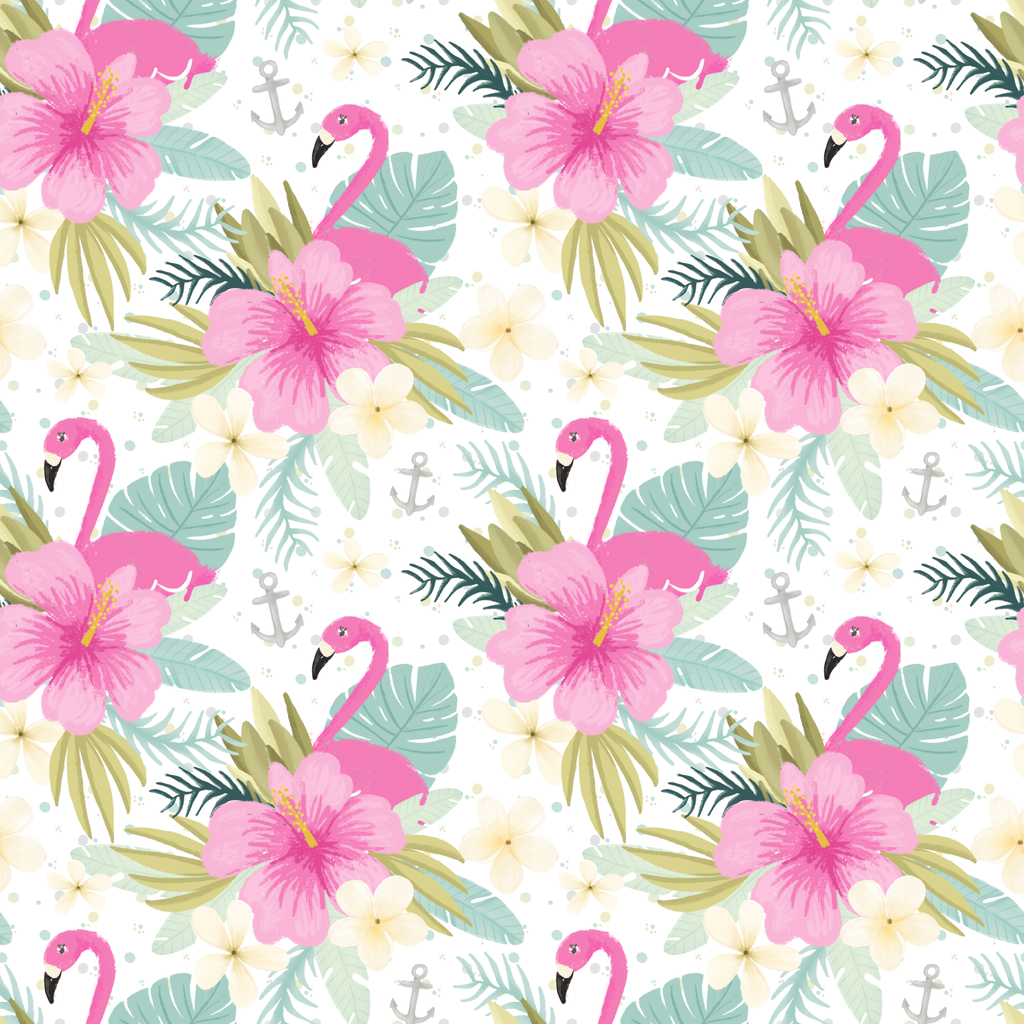 Pink Plumes & Blooms Children's Romper