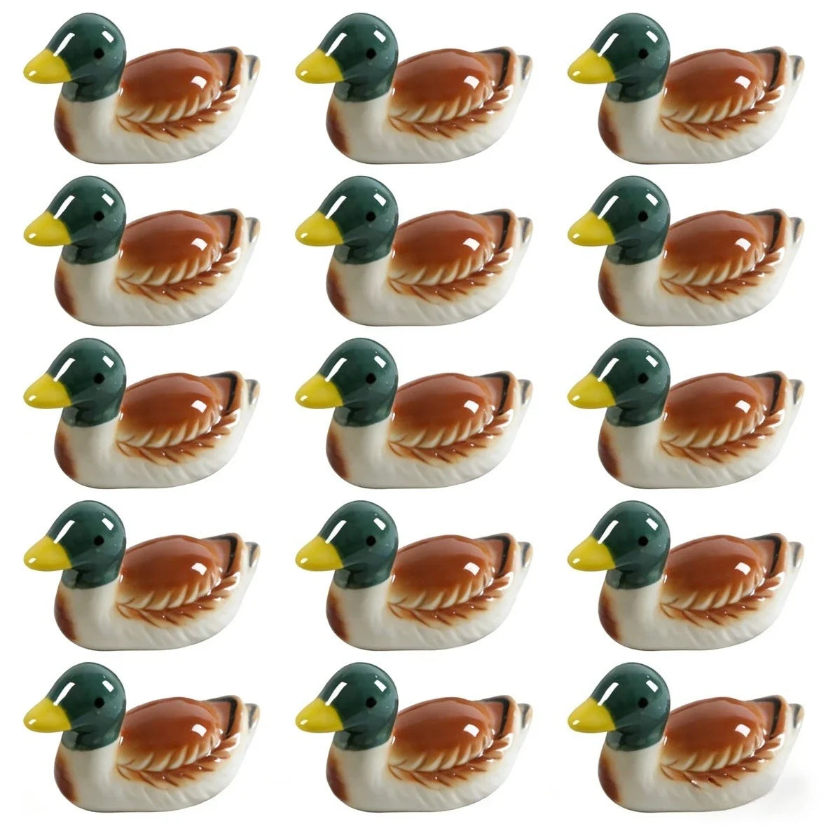 1-5 PCS Japanese Style Ceramic Mandarin Duck Chopsticks Holder Mini Cute  Home Table Decoration Chopsticks Pillow