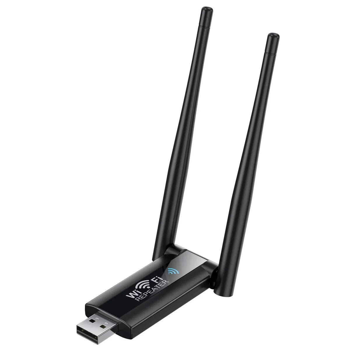 USB WiFi Range Extender 2.4GHz 300Mbps Wireless Repeater Signal Booster - Long Range USB Wi‑Fi Adapter for Home Network