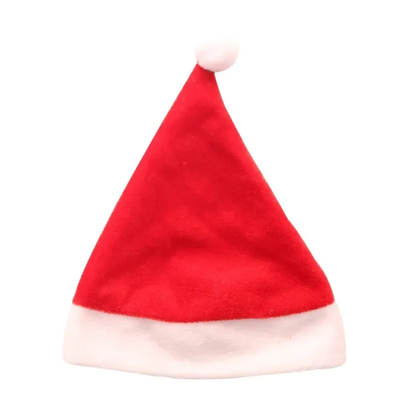 3pcs/Set Mini Christmas Hat Santa Claus Hat Xmas Apple bag Wine Bottle Caps Christmas Gift Caps for New Year Tree Ornament Decor