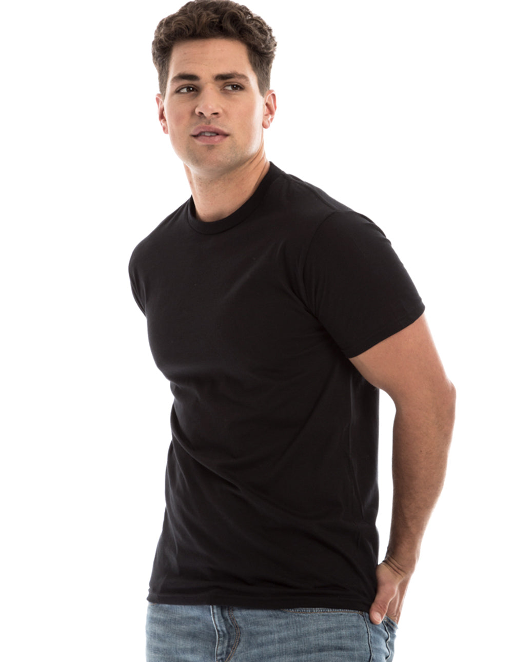 Retro Ring-Spun Crew Neck T-Shirt 2100-Spectra USA