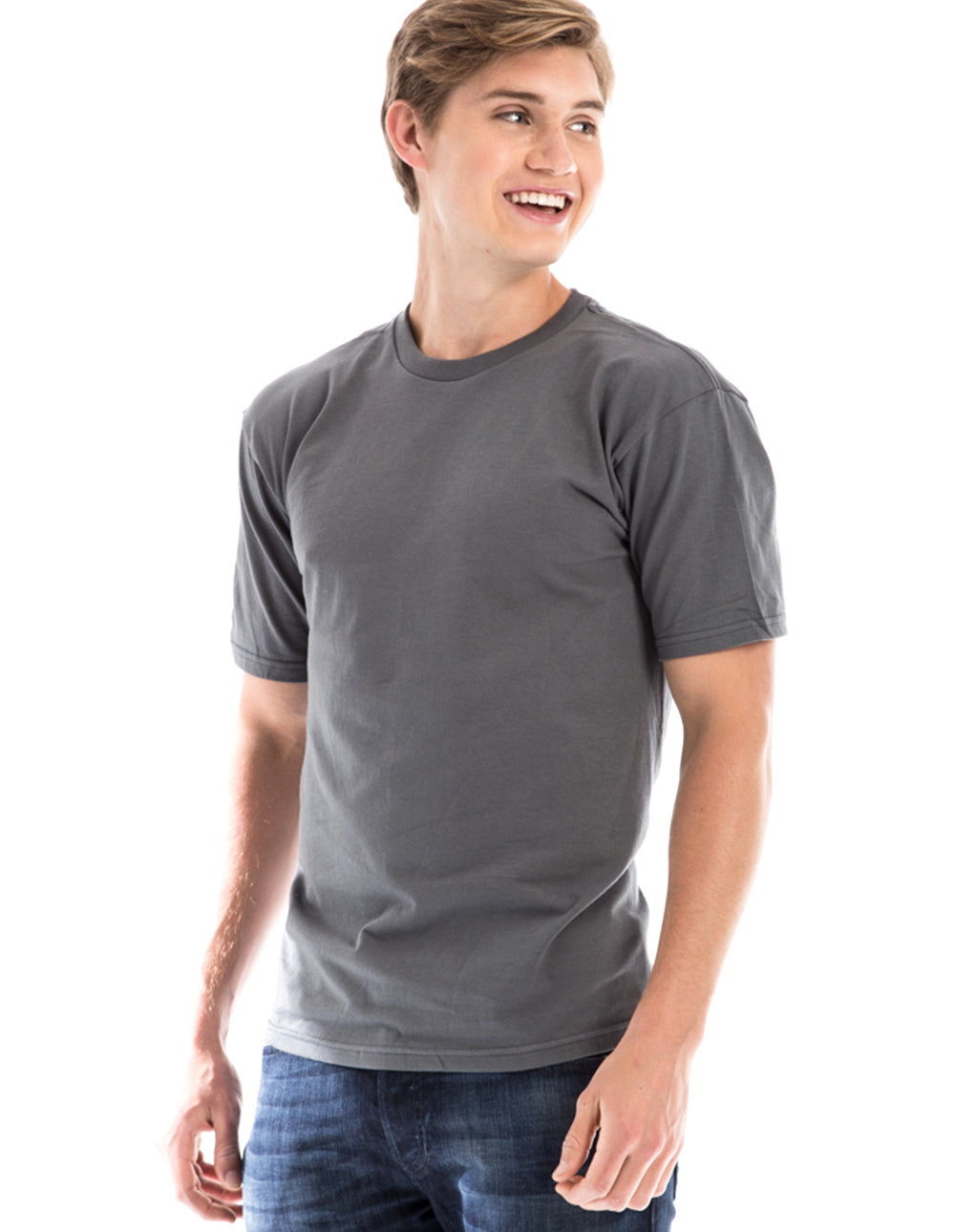Retro Ring-Spun Crew Neck T-Shirt 2100-Spectra USA