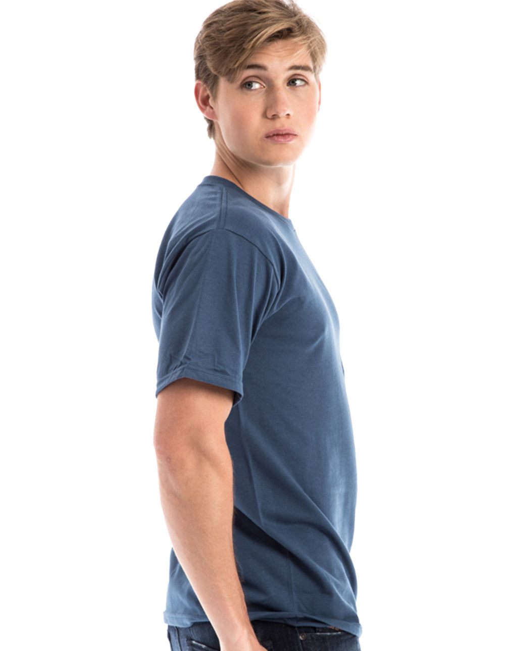 Retro Ring-Spun Crew Neck T-Shirt 2100-Spectra USA