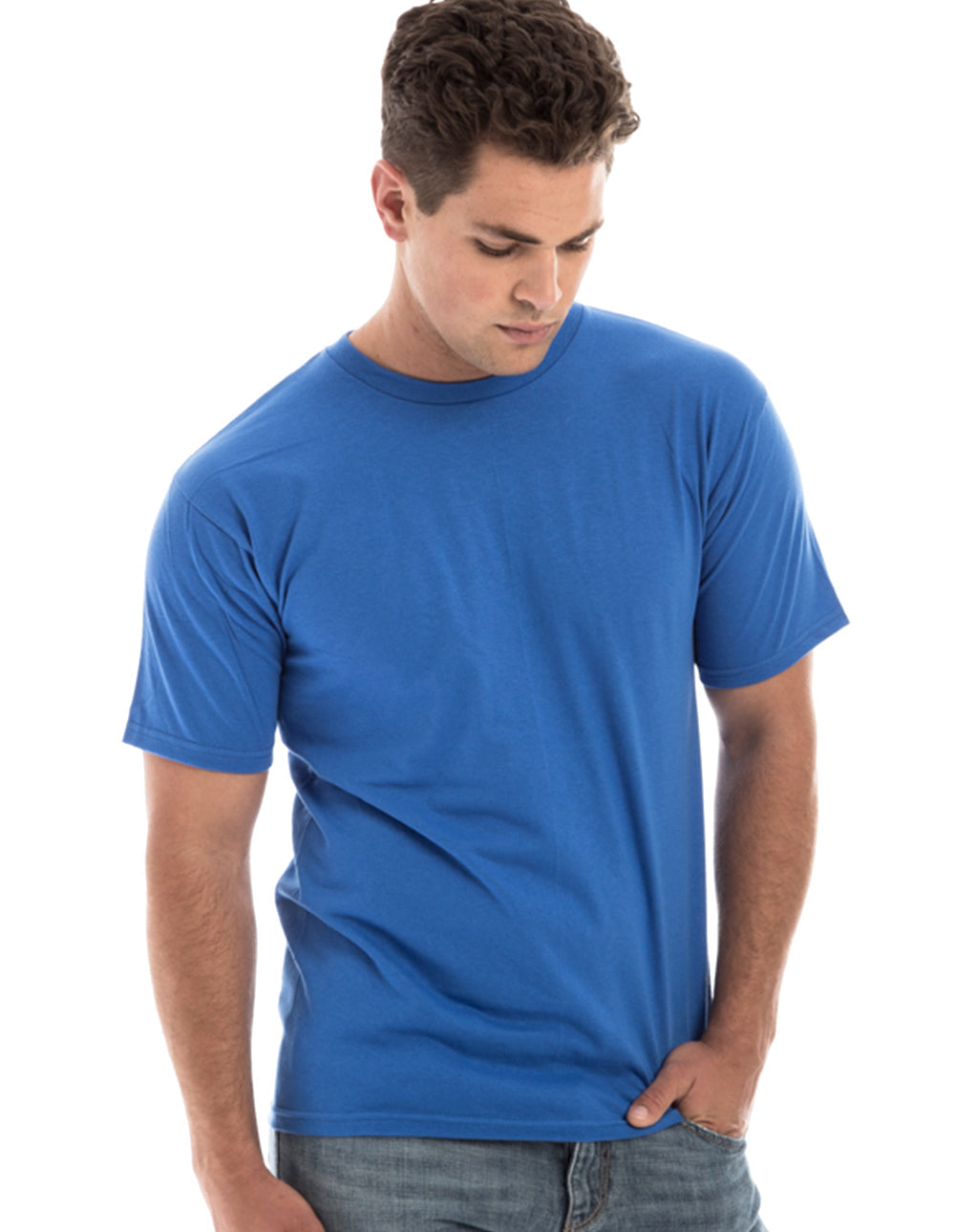 Retro Ring-Spun Crew Neck T-Shirt 2100-Spectra USA