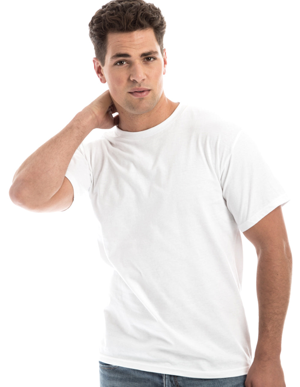 Retro Ring-Spun Crew Neck T-Shirt 2100-Spectra USA