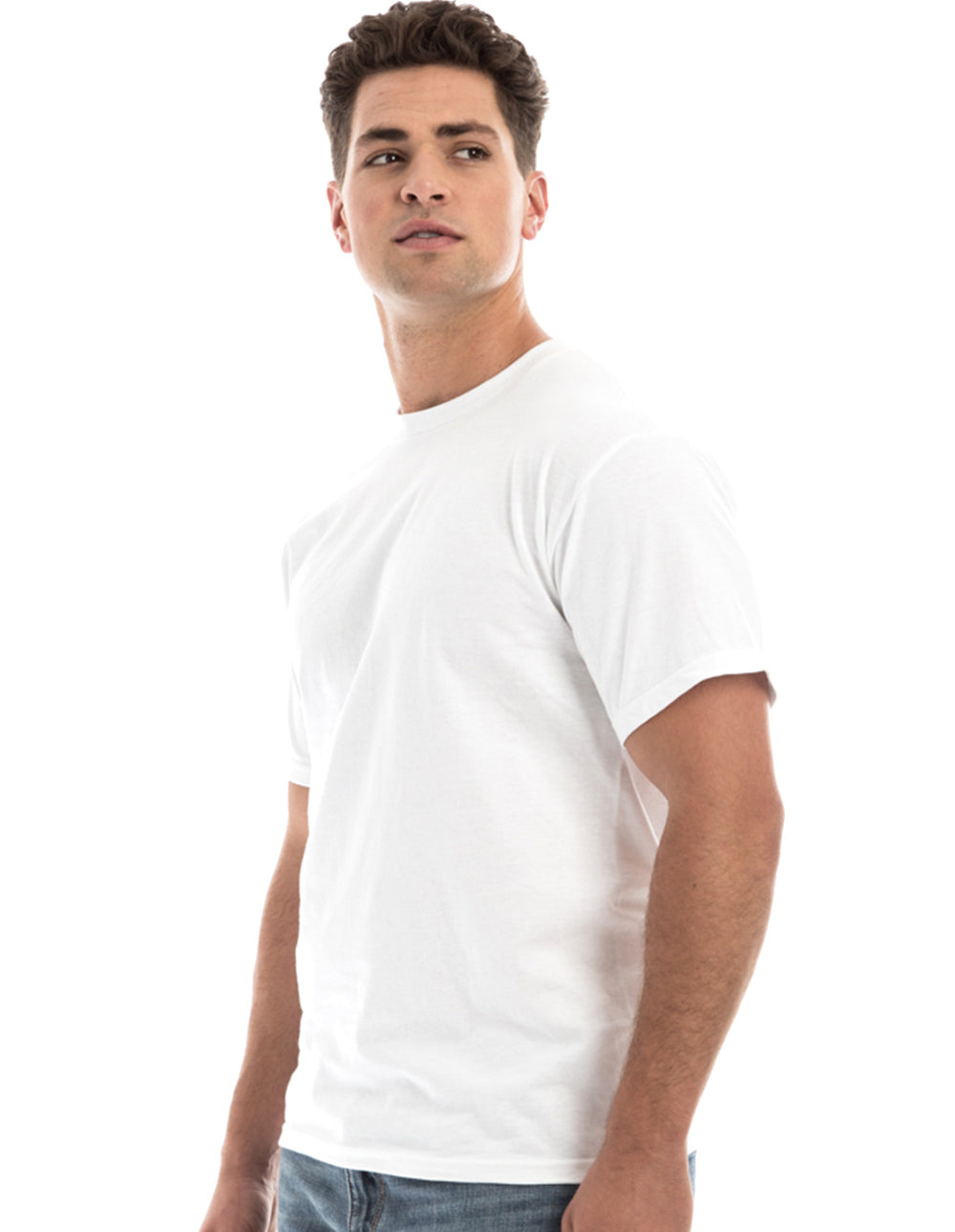 Retro Ring-Spun Crew Neck T-Shirt 2100-Spectra USA
