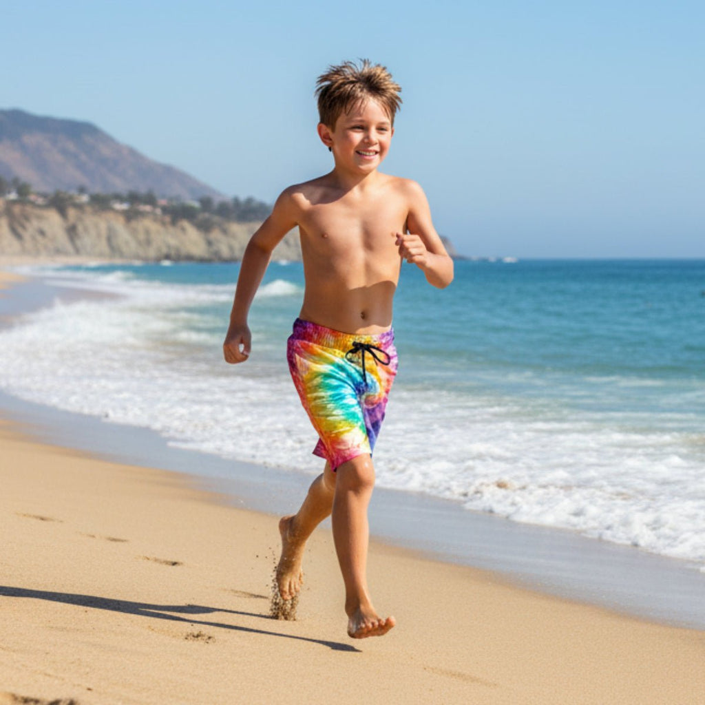 Kids Tie Dye Board Shorts