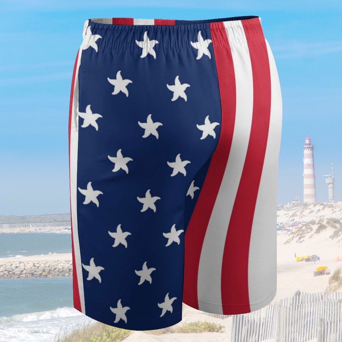 Kids USA Flag Beach Shorts | Americana Board Shorts