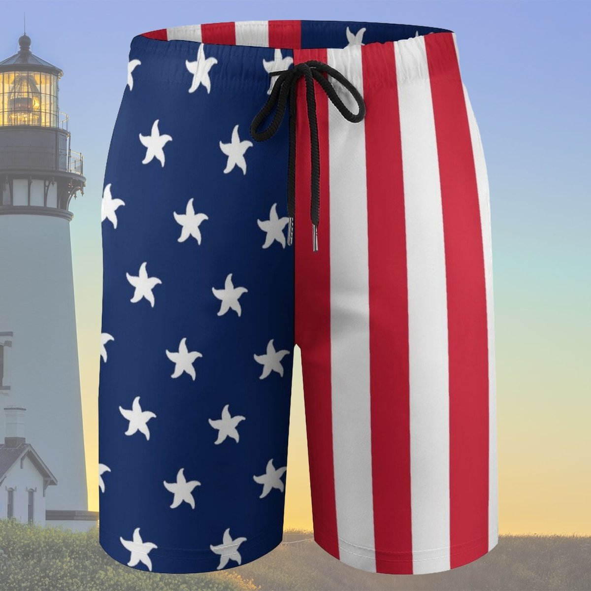 Kids USA Flag Beach Shorts | Americana Board Shorts