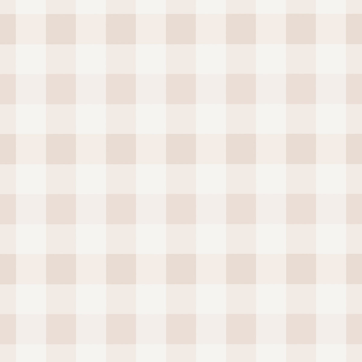 A repeating gingham check pattern in very light warm beige and off-white, filling the entire frame.