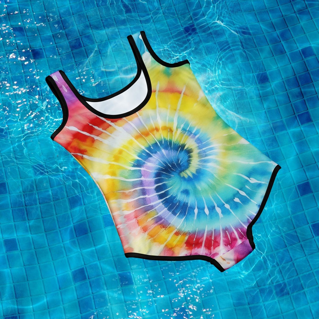 Youth Girls Tie Dye Swimsuit 🩱 Surf Attire 🏄‍♀️