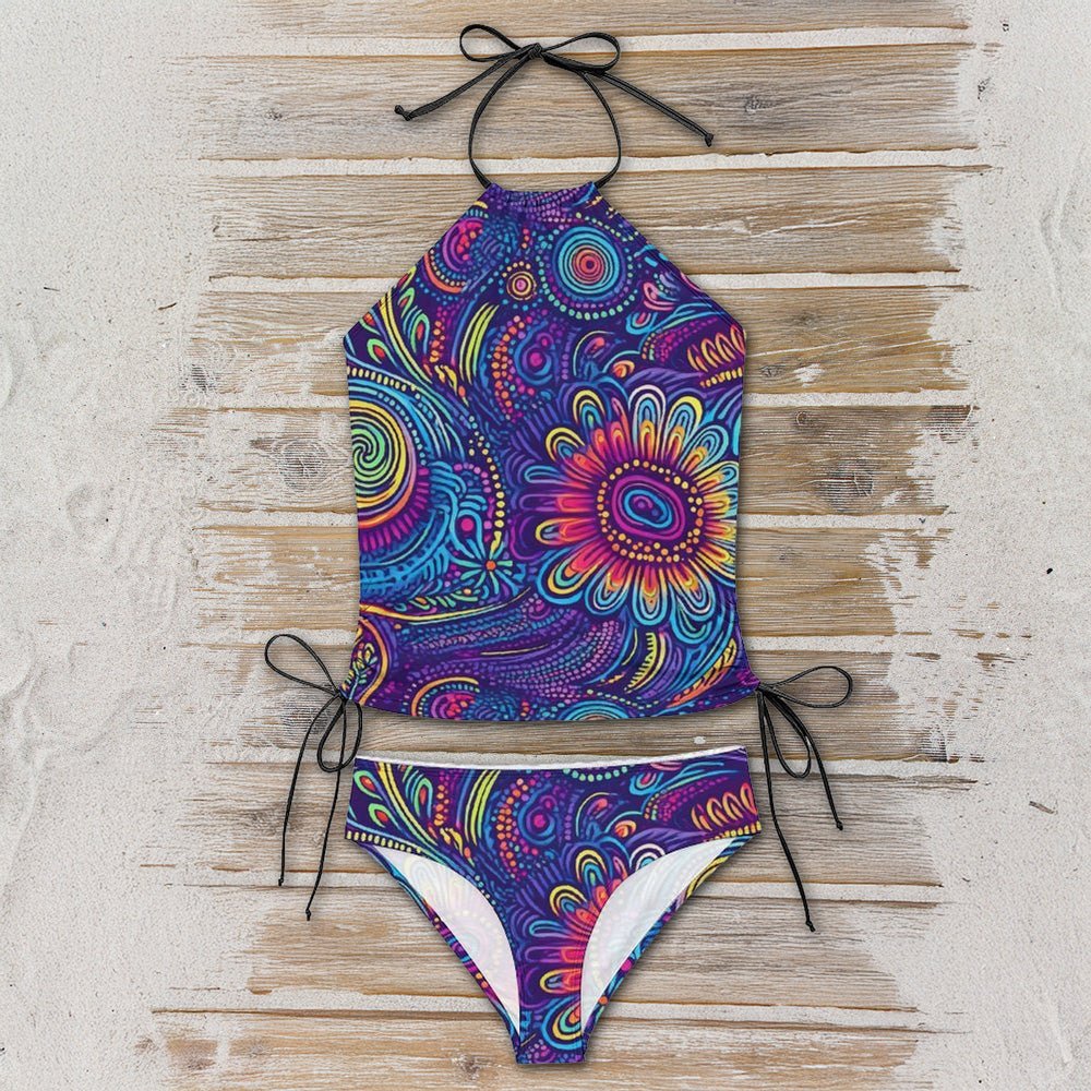 Tiki Island Tribal Tankini Bikini | Ladies Swimsuit