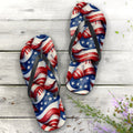 Patriotic Flip Flop Shoes