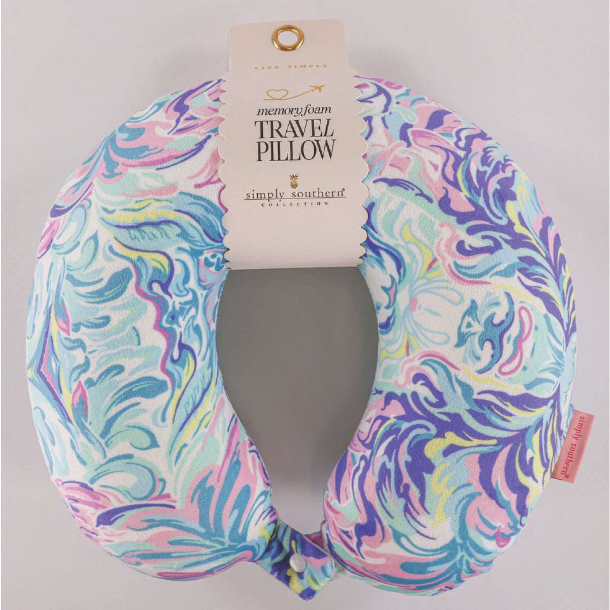 Simply Southern® Travel Pillow: Watercolor
