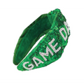 Green Sequin Game Day Headband